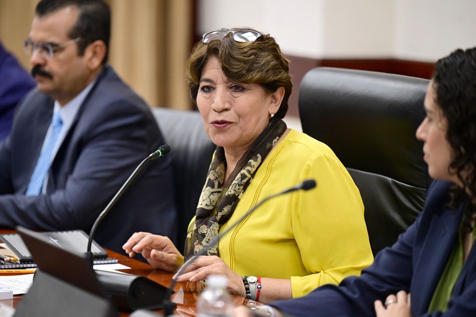 Delfina Gómez Álvarez preside Mesa Política para el Proceso Electoral